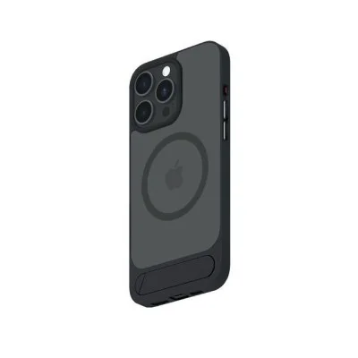 Smartix Premium Designer Stand Case for iPhone 16 Pro - Black